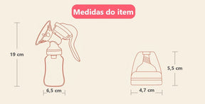 Bomba Tira-Leite Materno Extrator Manual