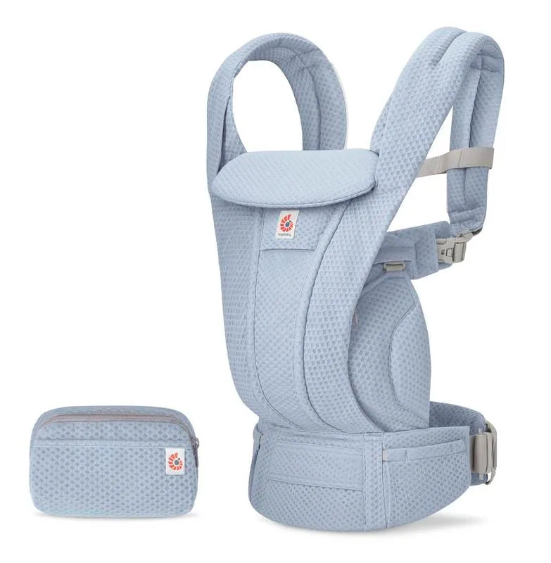 Canguru Ergobaby 4 Posições Omni 360 Air Mesh - Serene Blue