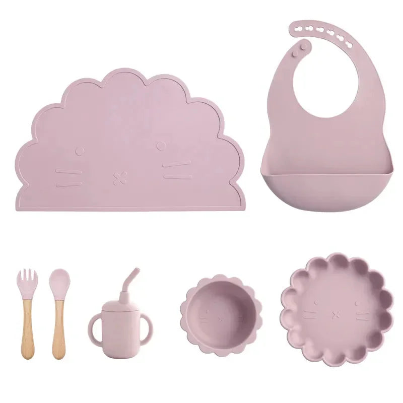 Kit Completo de Alimentação em Silicone 7 Peças Ama Mamma