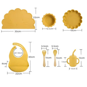 Kit Completo de Alimentação em Silicone 7 Peças Ama Mamma