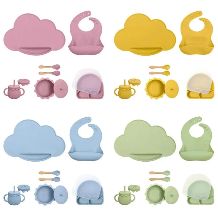 Kit Completo de Introdução Alimentar em Silicone 7 Peças Ama Mamma - Ama Mamma