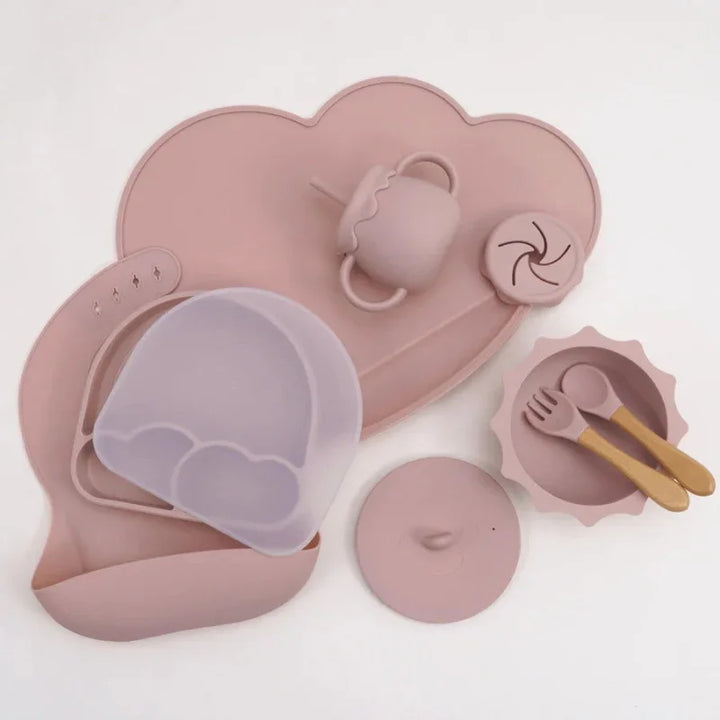 Kit Completo de Introdução Alimentar em Silicone 7 Peças Ama Mamma - Ama Mamma