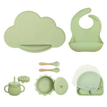 Kit Completo de Introdução Alimentar em Silicone 7 Peças Ama Mamma