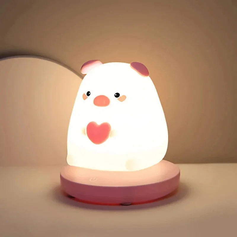 Luminária LED Fofinha com Toque Mágico Ama Mamma