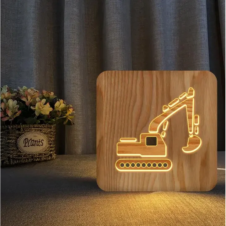 Luminária LED Design de Veículo para Decoração Ama Mamma - Ama Mamma