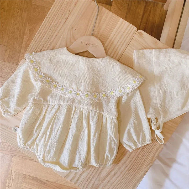 Macacão Elegante com Touca Margarida Ama Mamma - Ama Mamma