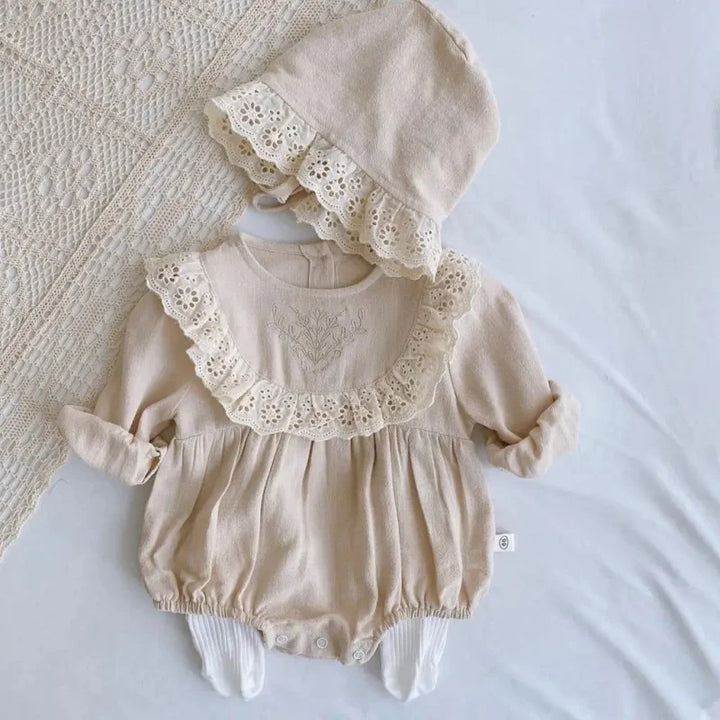 Macacão Romper Charmoso com Gorro Ama Mamma - Ama Mamma