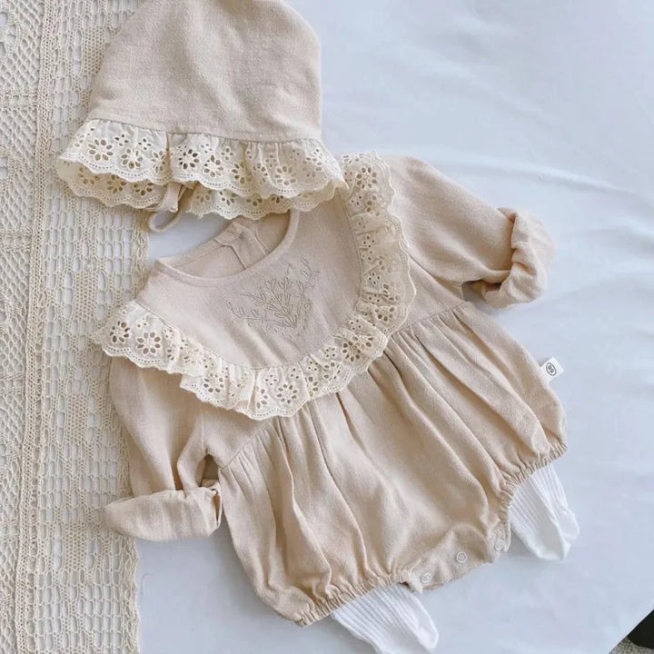 Macacão Romper Charmoso com Gorro Ama Mamma - Ama Mamma