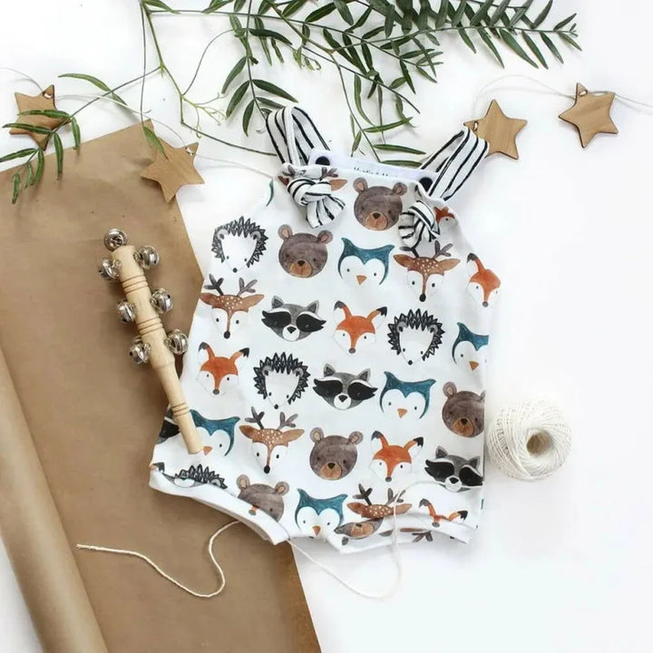 Macacão Curto Mini Bosque Ama Mamma - Ama Mamma