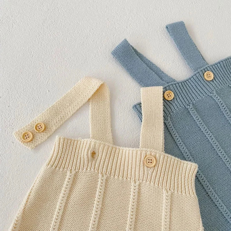 Macacão Curto Tricot Bebê Confortável Ama Mamma - Ama Mamma