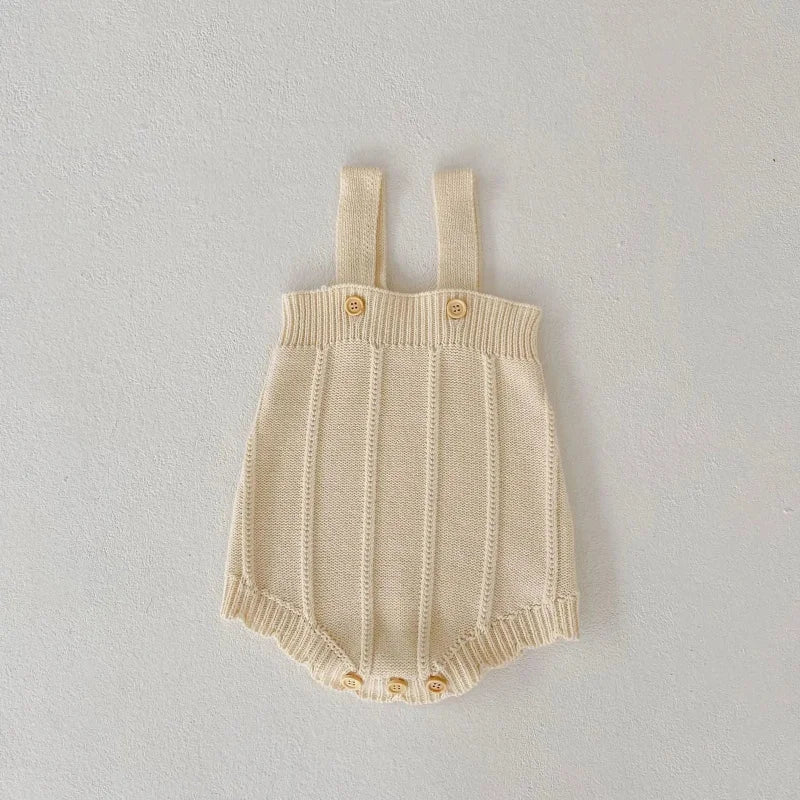 Macacão Curto Tricot Bebê Confortável Ama Mamma - Ama Mamma