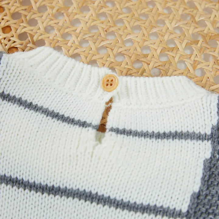 Macacão Tricot Listrado Confort Elegance para Bebê Ama Mamma - Ama Mamma
