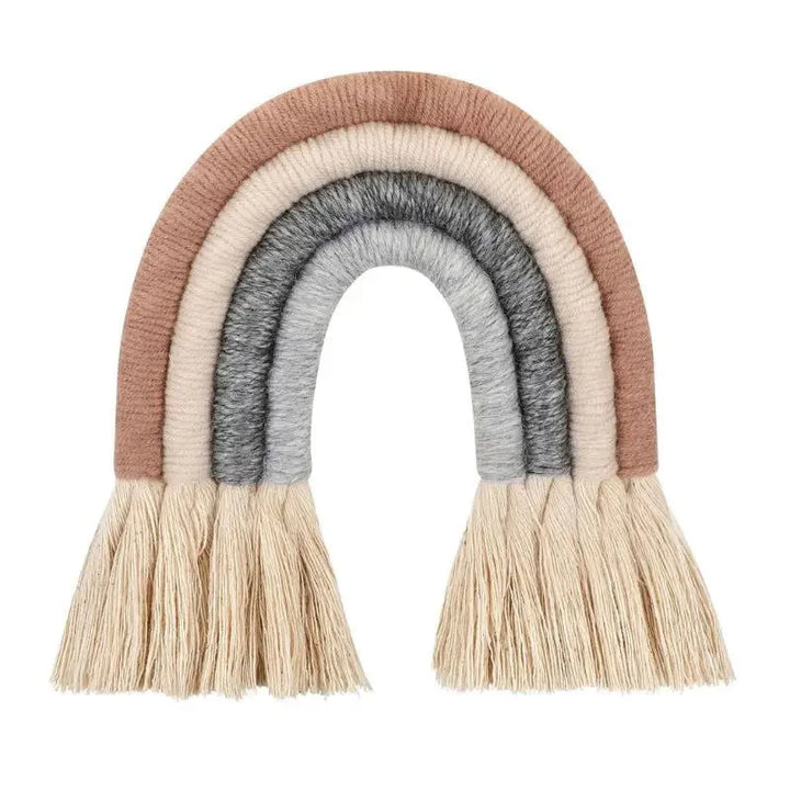 Decoração Boho Arco-Íris de Macramê Ama Mamma - Ama Mamma