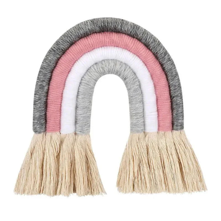 Decoração Boho Arco-Íris de Macramê Ama Mamma - Ama Mamma