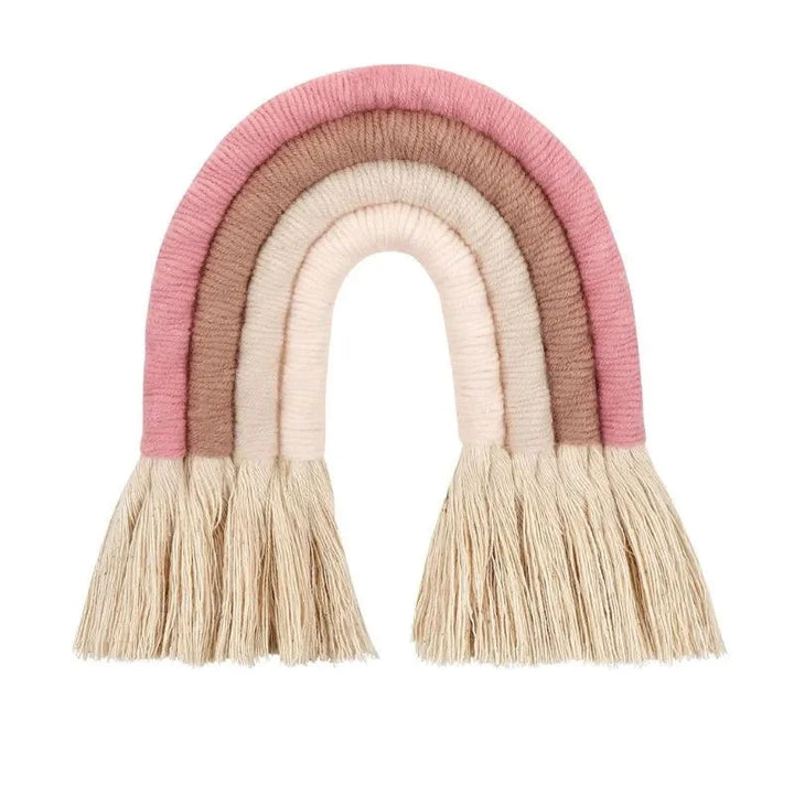 Decoração Boho Arco-Íris de Macramê Ama Mamma - Ama Mamma