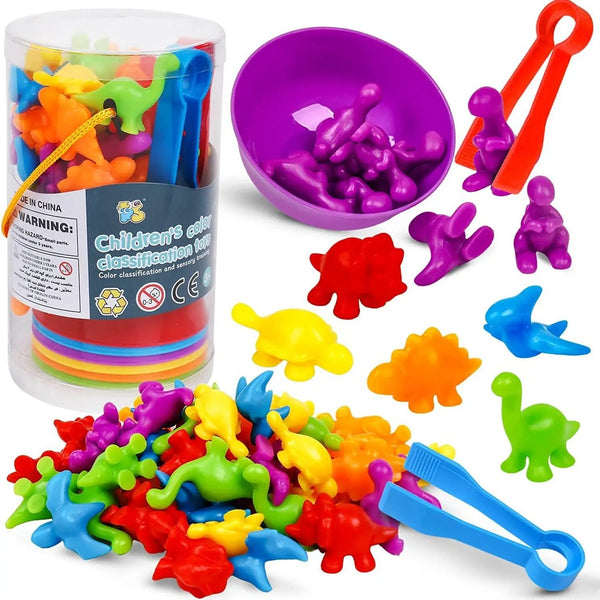 Brinquedo Sensorial Montessori - Correspondência de Cores - Ama Mamma