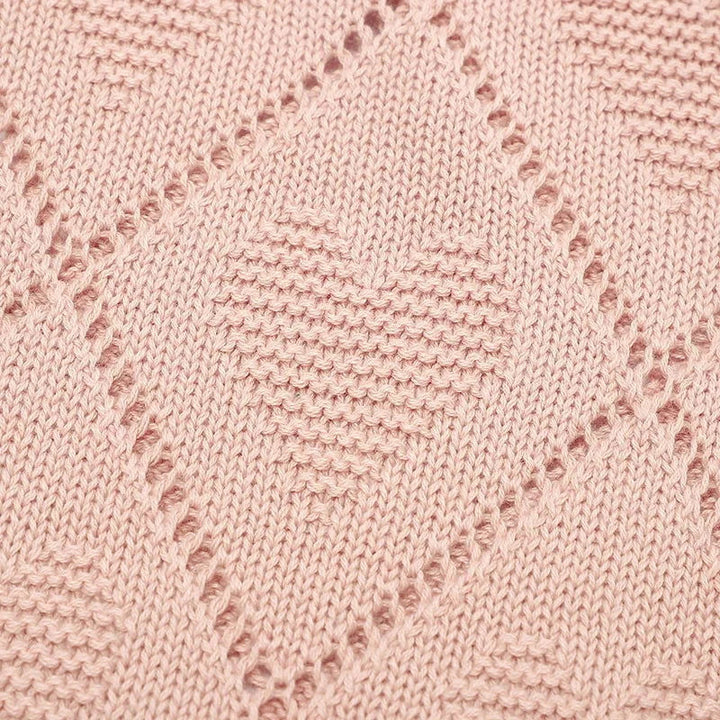 Cobertor Tricot Charmoso Heart Ama Mamma - Ama Mamma