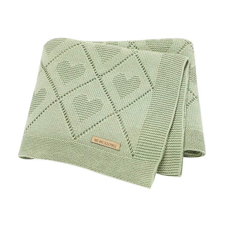 Cobertor Tricot Charmoso Heart Ama Mamma - Ama Mamma