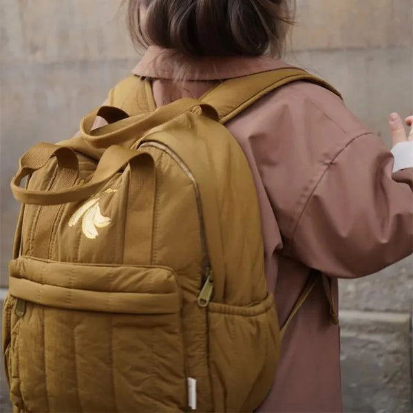 Mochila Vintage Impermeável com Acabamento Eco-Friendly Ama Mamma - Ama Mamma
