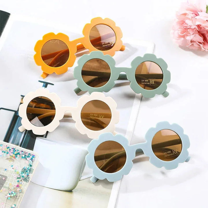 Óculos de Sol Infantil com Proteção UV400 e Estilo Floral Ama Mamma - Ama Mamma