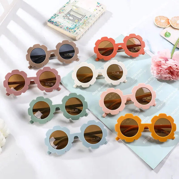 Óculos de Sol Infantil com Proteção UV400 e Estilo Floral Ama Mamma - Ama Mamma