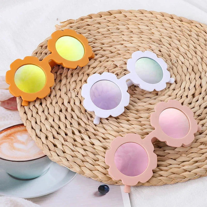 Óculos de Sol Infantil com Proteção UV400 e Estilo Floral Ama Mamma - Ama Mamma