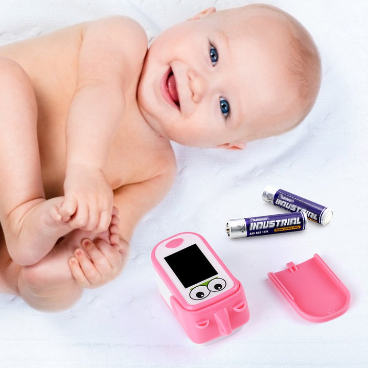 Oxímetro de Dedo Divertido Infantil com LED - Ama Mamma