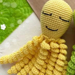 Pelúcia Crochê Polvo Encantado para Bebês Ama Mamma - Ama Mamma