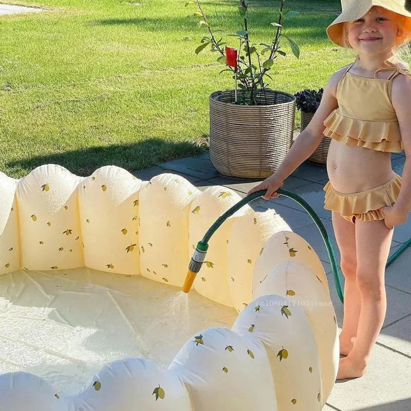 Piscina Inflável Infantil em Forma de Flor Ama Mamma