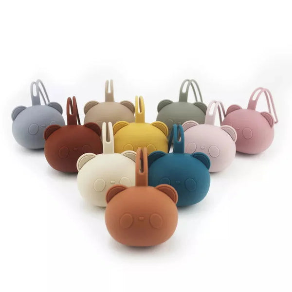 Porta Chupeta Compacto de Silicone com Design Elegante Ama Mamma - Ama Mamma
