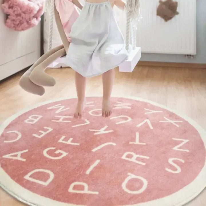 Tapete Redondo Infantil Educacional Meu Primeiro ABC Ama Mamma - Ama Mamma
