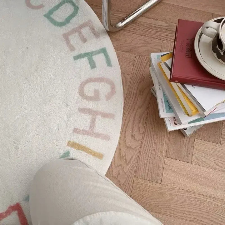 Tapete Redondo Infantil Educacional Meu Primeiro ABC Ama Mamma - Ama Mamma