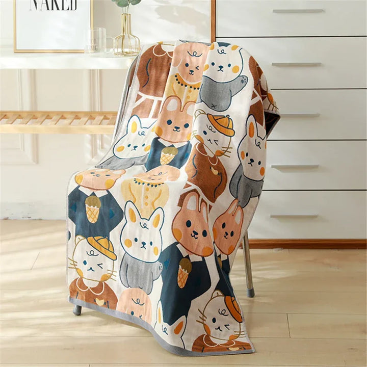 Toalha Jacquard de Algodão com Camadas Extras para Conforto Ama Mamma - Ama Mamma