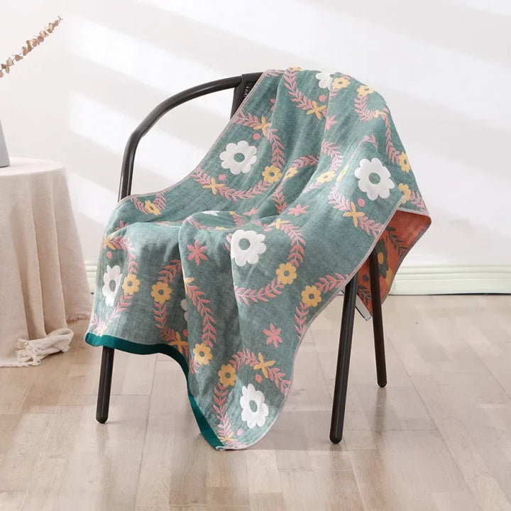 Toalha Jacquard de Algodão com Camadas Extras para Conforto Ama Mamma - Ama Mamma