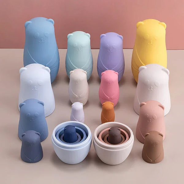 Ursinha Matrioska de Silicone Segura e Divertida Ama Mamma - Ama Mamma