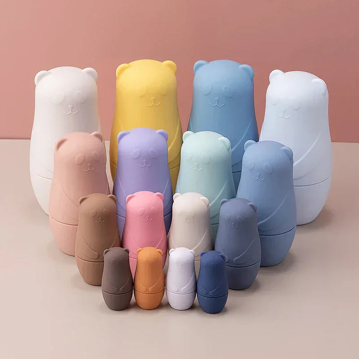 Ursinha Matrioska de Silicone Segura e Divertida Ama Mamma - Ama Mamma