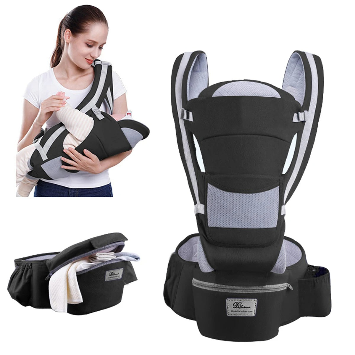 Canguru Ergonômico para Bebês 1-18 Meses - Ama Mamma