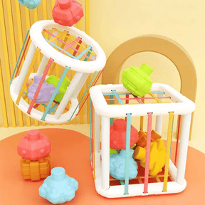 Brinquedos Montessoriano | Blocos de Forma Colorida - 0~36 meses