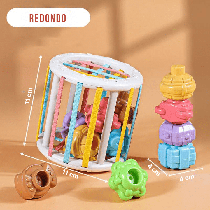 Brinquedos Montessoriano | Blocos de Forma Colorida - 0~36 meses - Ama Mamma