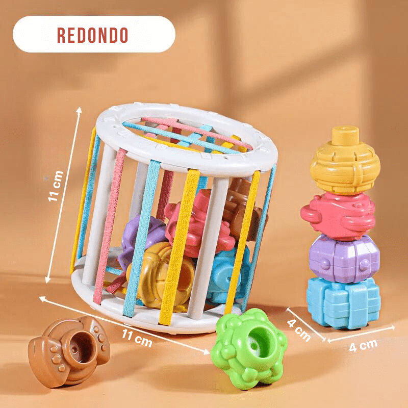 Brinquedos Montessoriano | Blocos de Forma Colorida - 0~36 meses