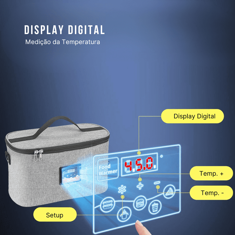 Bolsinha Térmica com Aquecedor 8L 12V