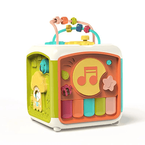 Brinquedos Educativos | Cubo Musical 7 x 1 - 6~36 Meses