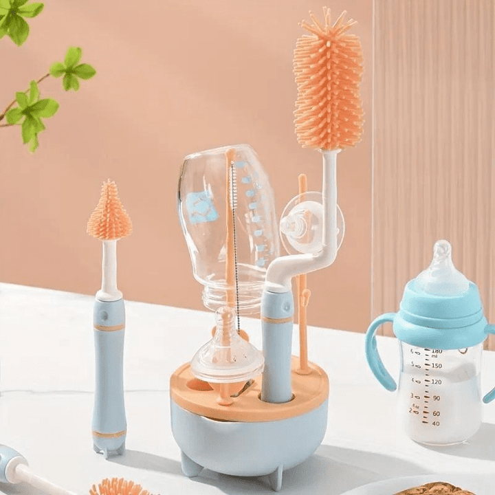 Escova de Mamadeira em Silicone | Kit 6 em 1 - Ama Mamma