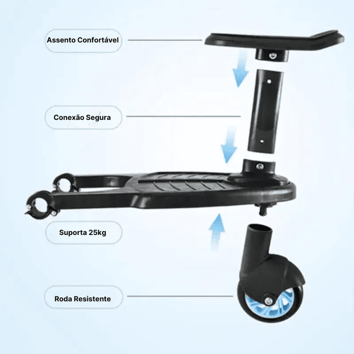 Pedal Adaptador para Crianças | Carrinho de Bebê - Ama Mamma