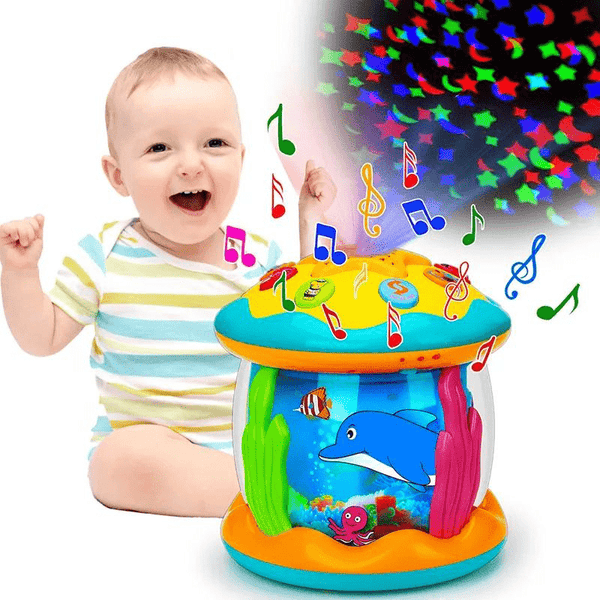 Brinquedos Educativos | Projetor Musical - 0~36 Meses - Ama Mamma